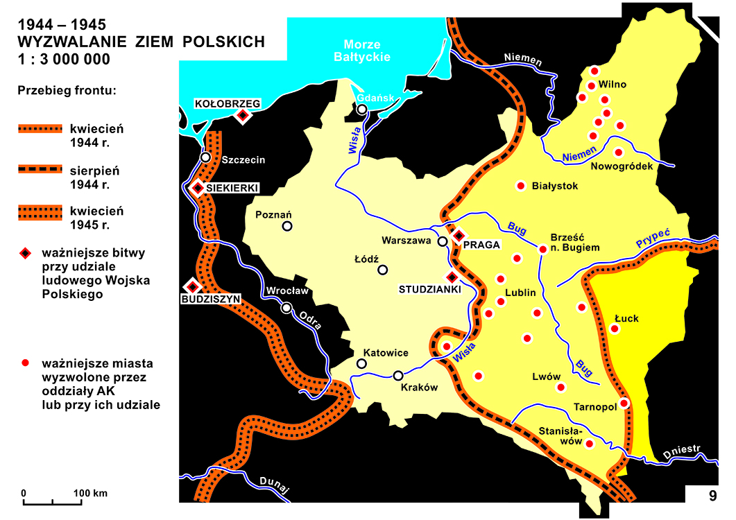 1944-1945 Wyzwalanie ziem polskich