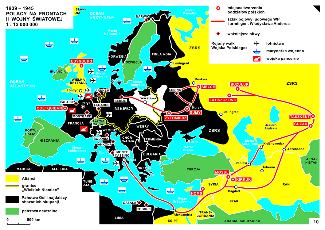 1939-1945 Polacy na frontach II wojny światowej